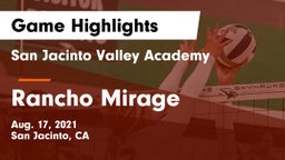 San Jacinto Valley Academy  vs Rancho Mirage  Game Highlights - Aug. 17, 2021