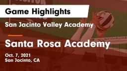 San Jacinto Valley Academy  vs Santa Rosa Academy Game Highlights - Oct. 7, 2021
