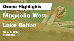 Magnolia West  vs Lake Belton Game Highlights - Nov. 1, 2022