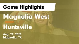 Magnolia West  vs Huntsville  Game Highlights - Aug. 29, 2023