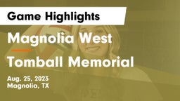 Magnolia West  vs Tomball Memorial  Game Highlights - Aug. 25, 2023
