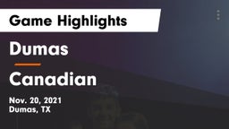 Dumas  vs Canadian  Game Highlights - Nov. 20, 2021