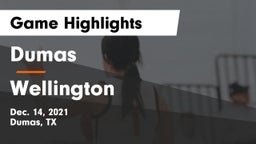 Dumas  vs Wellington  Game Highlights - Dec. 14, 2021