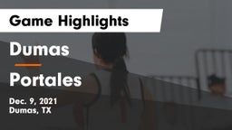 Dumas  vs Portales  Game Highlights - Dec. 9, 2021