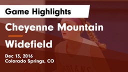 Cheyenne Mountain  vs Widefield Game Highlights - Dec 13, 2016