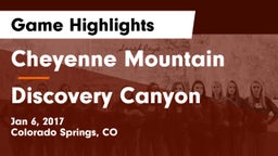 Cheyenne Mountain  vs Discovery Canyon  Game Highlights - Jan 6, 2017