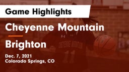 Cheyenne Mountain  vs Brighton  Game Highlights - Dec. 7, 2021