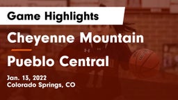 Cheyenne Mountain  vs Pueblo Central  Game Highlights - Jan. 13, 2022
