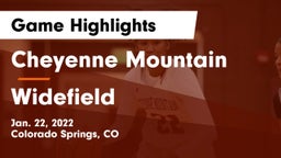 Cheyenne Mountain  vs Widefield  Game Highlights - Jan. 22, 2022