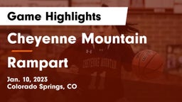 Cheyenne Mountain  vs Rampart  Game Highlights - Jan. 10, 2023
