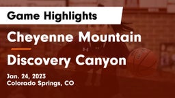 Cheyenne Mountain  vs Discovery Canyon  Game Highlights - Jan. 24, 2023