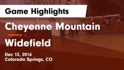 Cheyenne Mountain  vs Widefield  Game Highlights - Dec 13, 2016