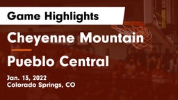 Cheyenne Mountain  vs Pueblo Central  Game Highlights - Jan. 13, 2022