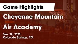 Cheyenne Mountain  vs Air Academy  Game Highlights - Jan. 20, 2023