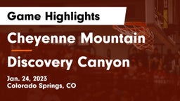 Cheyenne Mountain  vs Discovery Canyon  Game Highlights - Jan. 24, 2023