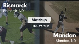 Matchup: Bismarck  vs. Mandan  2016