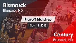Matchup: Bismarck  vs. Century  2016