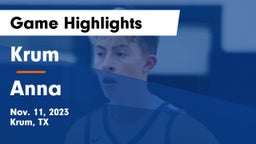 Krum  vs Anna  Game Highlights - Nov. 11, 2023