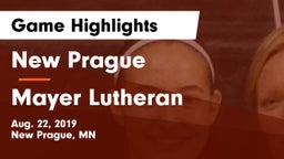 New Prague  vs Mayer Lutheran  Game Highlights - Aug. 22, 2019