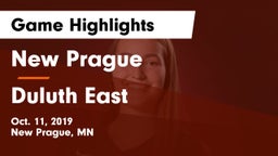 New Prague  vs Duluth East Game Highlights - Oct. 11, 2019
