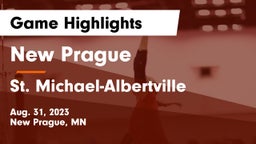 New Prague  vs St. Michael-Albertville  Game Highlights - Aug. 31, 2023