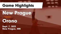New Prague  vs Orono  Game Highlights - Sept. 7, 2023
