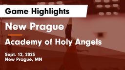 New Prague  vs Academy of Holy Angels  Game Highlights - Sept. 12, 2023