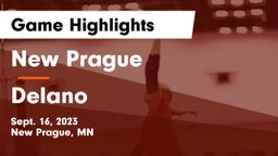 New Prague  vs Delano  Game Highlights - Sept. 16, 2023