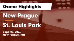 New Prague  vs St. Louis Park  Game Highlights - Sept. 28, 2023