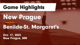 New Prague  vs Benilde-St. Margaret's  Game Highlights - Oct. 17, 2023