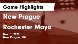 New Prague  vs Rochester Mayo  Game Highlights - Nov. 1, 2023