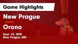 New Prague  vs Orono  Game Highlights - Sept. 22, 2020