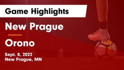 New Prague  vs Orono  Game Highlights - Sept. 8, 2022