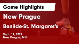 New Prague  vs Benilde-St. Margaret's  Game Highlights - Sept. 19, 2022