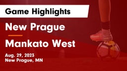 New Prague  vs Mankato West  Game Highlights - Aug. 29, 2023