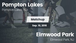 Matchup: Pompton Lakes High vs. Elmwood Park  2016