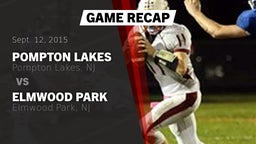 Recap: Pompton Lakes  vs. Elmwood Park  2015