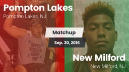 Matchup: Pompton Lakes High vs. New Milford  2016