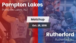 Matchup: Pompton Lakes High vs. Rutherford  2016
