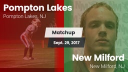 Matchup: Pompton Lakes High vs. New Milford  2017