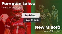 Matchup: Pompton Lakes High vs. New Milford  2018