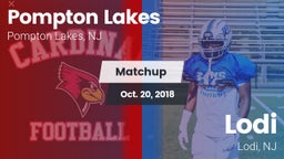 Matchup: Pompton Lakes High vs. Lodi  2018
