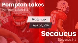 Matchup: Pompton Lakes High vs. Secaucus  2019