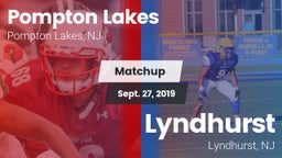 Matchup: Pompton Lakes High vs. Lyndhurst  2019