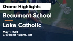 Beaumont School vs Lake Catholic Game Highlights - May 1, 2024