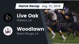 Recap: Live Oak  vs. Woodlawn  2018
