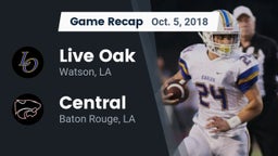 Recap: Live Oak  vs. Central  2018