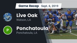 Recap: Live Oak  vs. Ponchatoula  2019