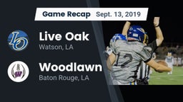 Recap: Live Oak  vs. Woodlawn  2019