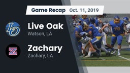 Recap: Live Oak  vs. Zachary  2019